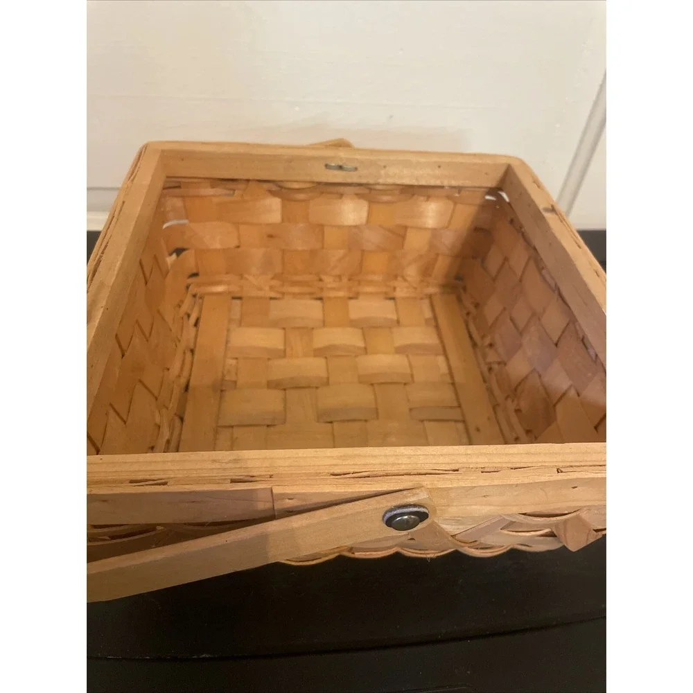 Woven Maple Wood Basket 10